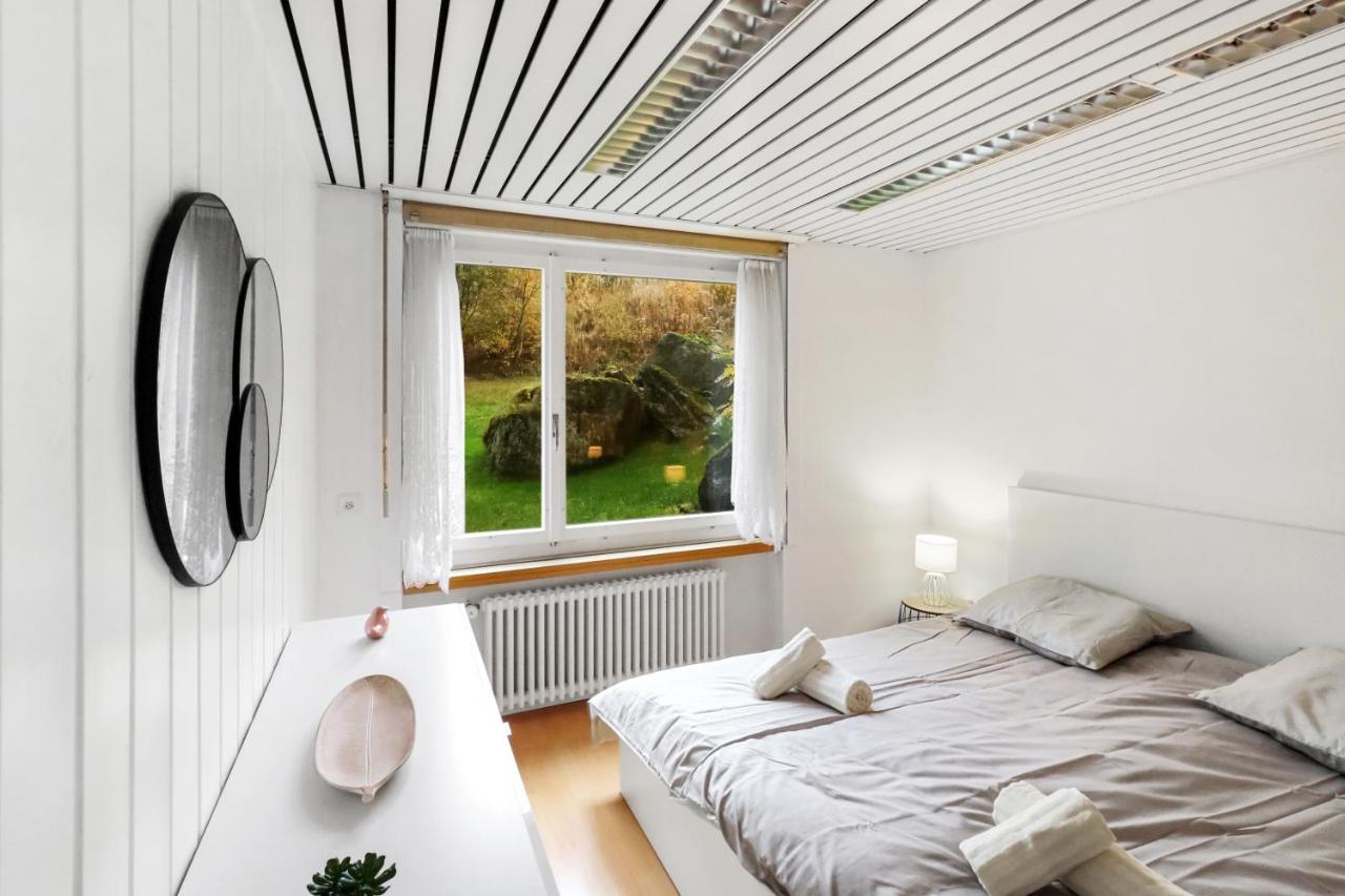 Appartement Confortable Avec Un Sauna Loèche-les-Bains Extérieur photo