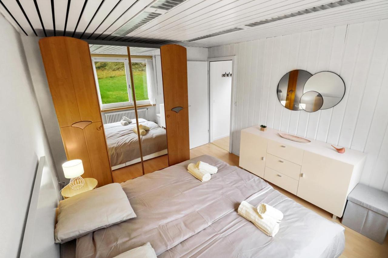 Appartement Confortable Avec Un Sauna Loèche-les-Bains Extérieur photo