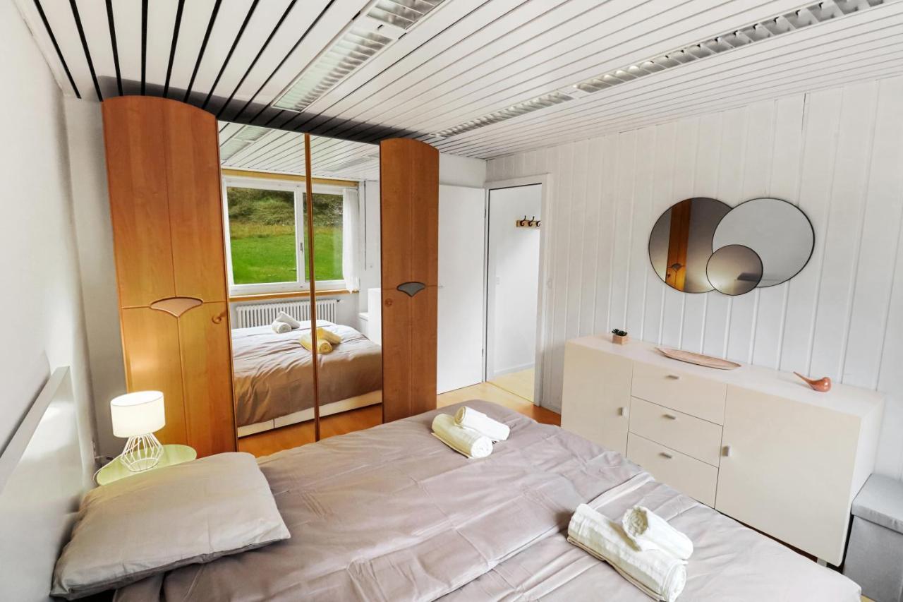 Appartement Confortable Avec Un Sauna Loèche-les-Bains Extérieur photo